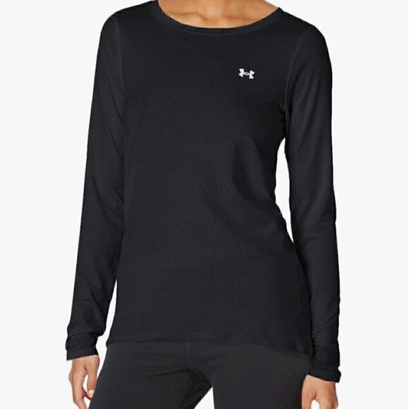 Under Armour Women's Heatgear Long-sleeve T-shirt Size Small - Picture 1 of 9